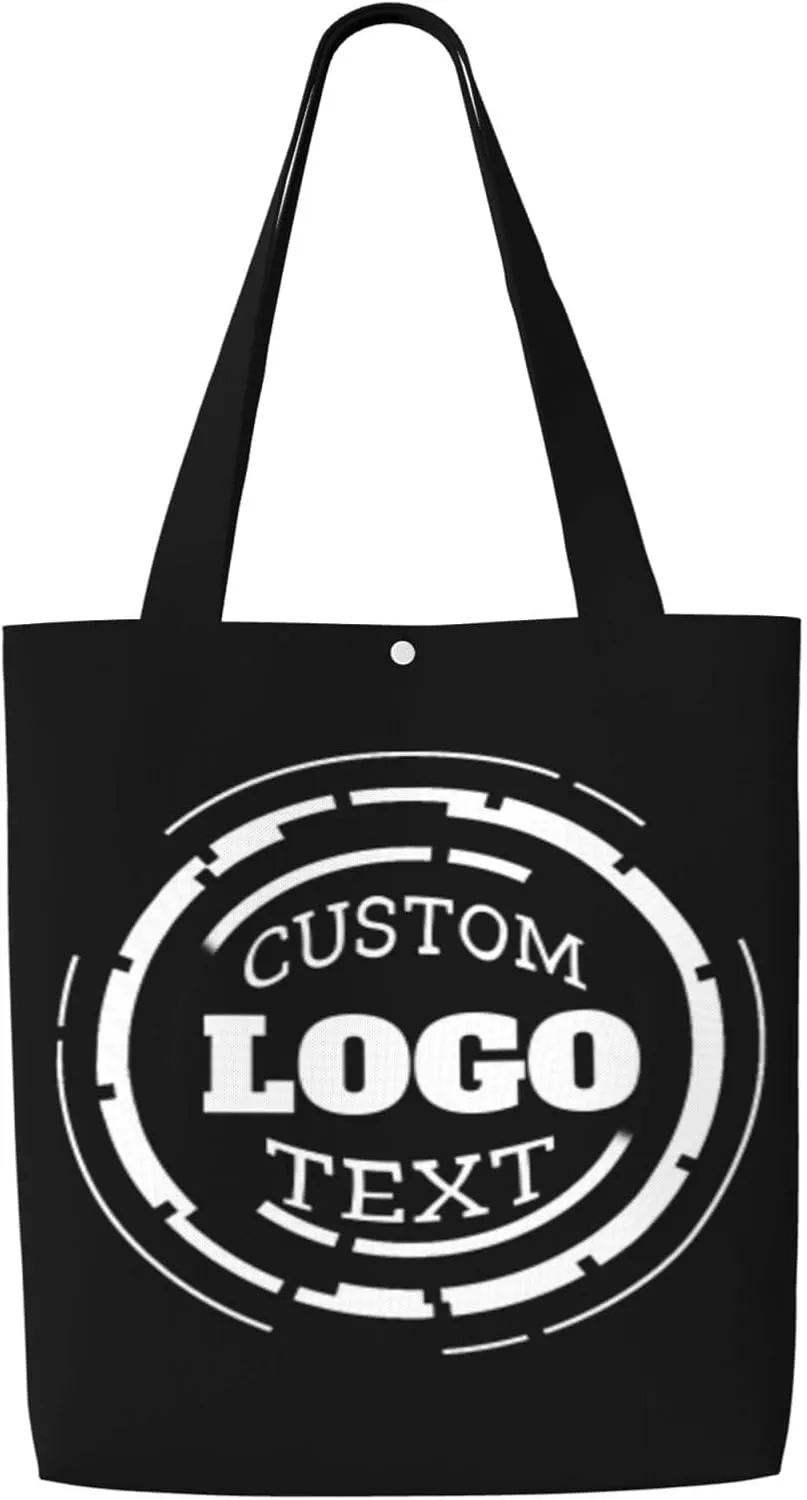 Custom Tote Bags For Women Customized Canvas Gift Bags With Logo Personalized Wedding Canvas Bag Music Tote Bag ﻿