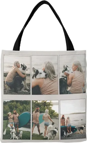 Custom Tote Bags Personalized Tote Bags with Texts photos Personalized Tote Bag Add Image