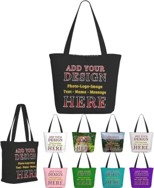 Custom Women's Tote Bag - Personalized Shoulder Handbag Gift