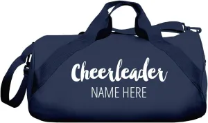CUSTOMIZED GIRL Gym Bag Girls Duffle Bag Dance Bag For Teen Girls Custom Name Sport Cheerleader Girls Dance Bag Travel Duffle Bags Great Gift Personalized Barrel Duffel Cute Gym Bag