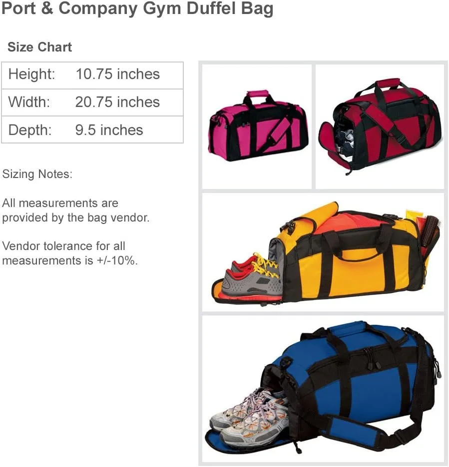 CUSTOMIZED GIRL Personalized Dance Duffle - Custom Name Dance Bags For Every Dancer - Your Moves, Your Bag Gold