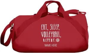 CustomizedGirl Personalized Duffel Bag - Polyester Duffel Bag, Gym Bag with Detachable & Adjustable Shoulder Strap, Volleyball Bag with Custom Name & Size Zipper Compartment, Duffle Bags for Men