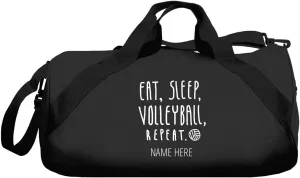 CustomizedGirl Personalized Duffel Bag - Polyester Duffel Bag, Gym Bag with Detachable & Adjustable Shoulder Strap, Volleyball Bag with Custom Name & Size Zipper Compartment, Duffle Bags for Men