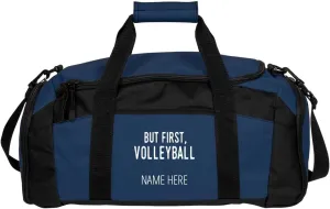 CustomizedGirl Personalized Duffel Bag - Polyester Duffel Bag, Gym Bag with Detachable & Adjustable Shoulder Strap, Volleyball Bag with Custom Name & Size Zipper Compartment, Duffle Bags for Men