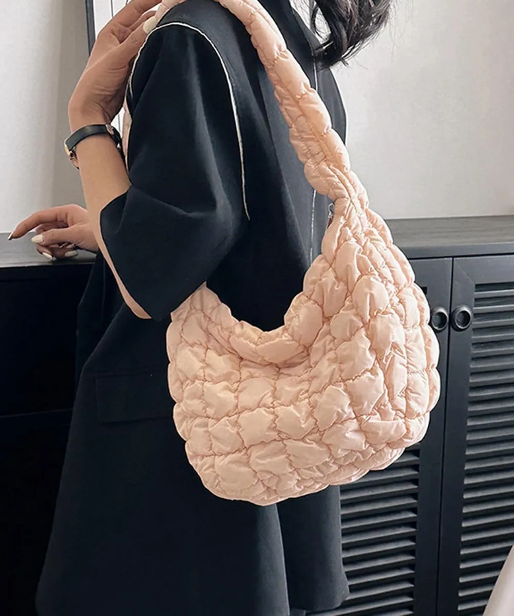 Darling Quilted Puffer Crossbody and Tote Bags for Women