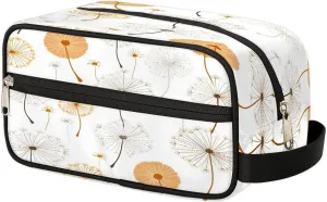 Delicate Dandelion Travel Toiletry Bag Wash Bag Portable Cosmetic Bag Toiletries Accessories Cosmetic Storage Bag Shower Shaving Bag Unisex Dandelion Print