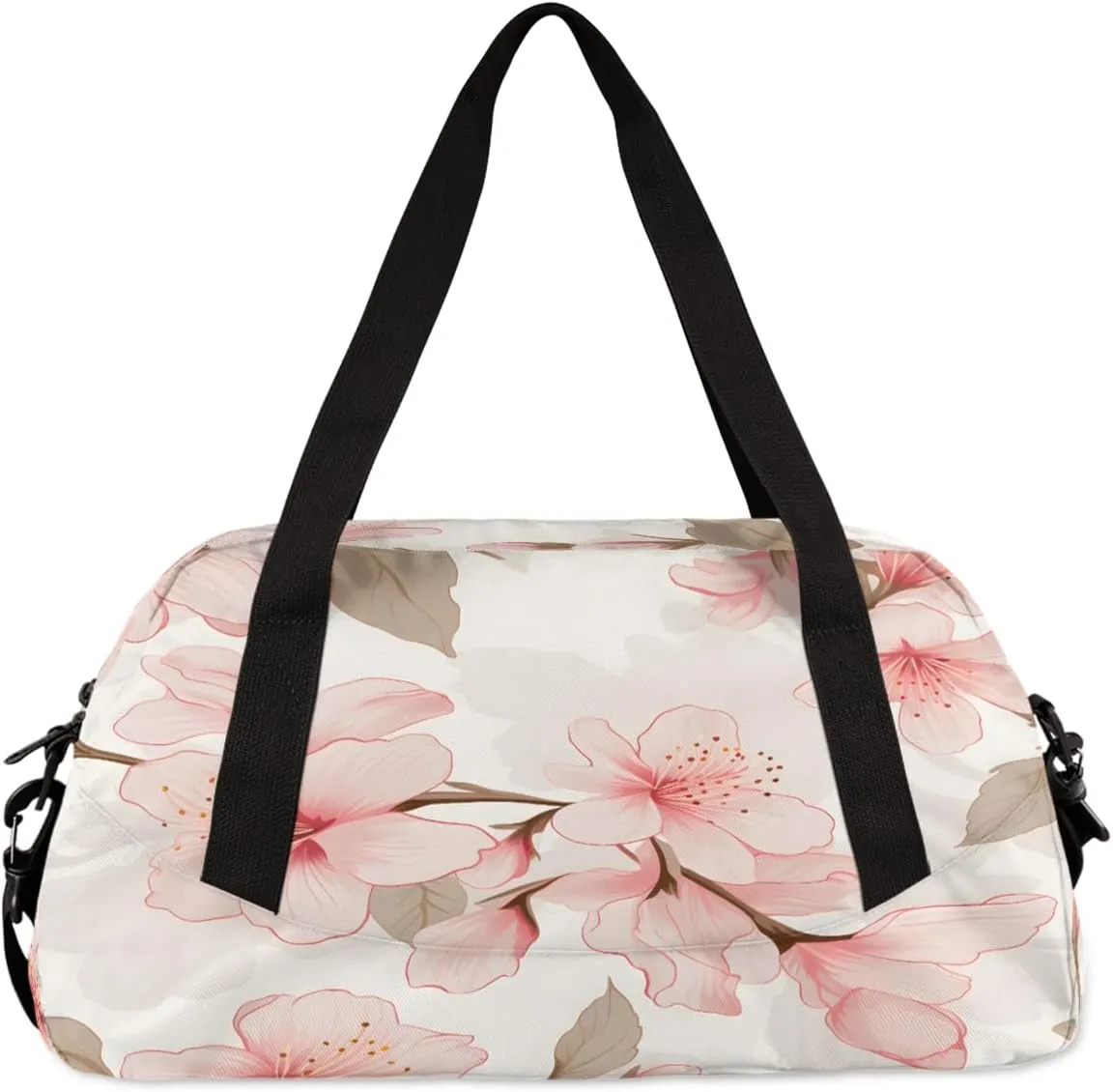 Delicate Flowers Kids Duffle Bag Boys Girls Small Sport Dance Gym Bag for Overnight Travel Weekender Carry On