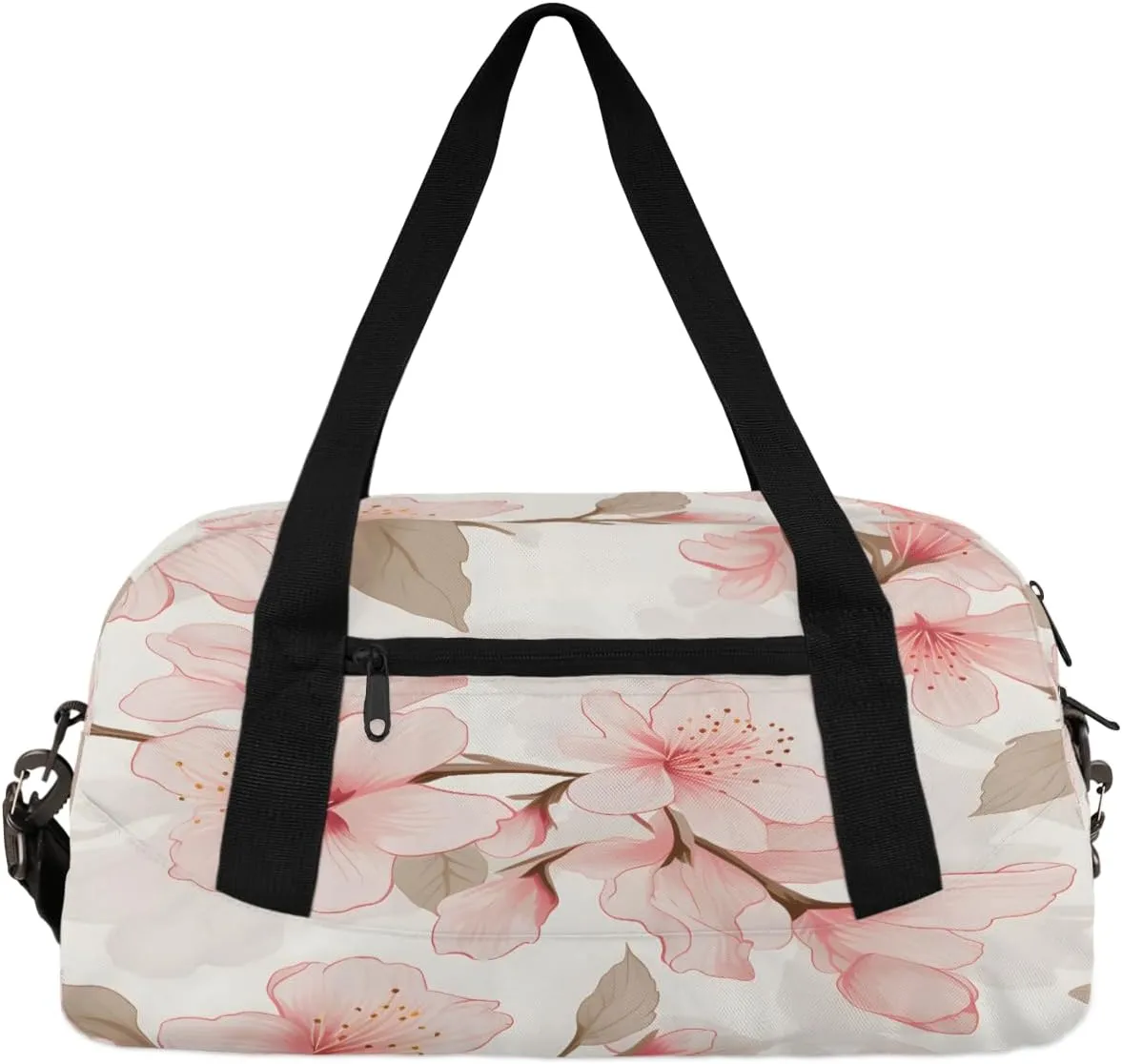 Delicate Flowers Kids Duffle Bag Boys Girls Small Sport Dance Gym Bag for Overnight Travel Weekender Carry On