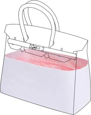 DGAZ Custom Lightweight Purse Organizer Insert for Hermes Birkin Bag,Silk and Dupontpaper handbag inner for Luxury Bags(Custom,custom)