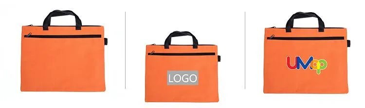 Double Layer Zip File Bag