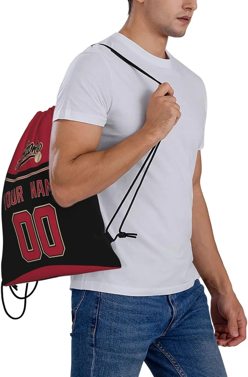 Drawstring Bags Arizona Personalized Backpack Gifts for Men Women