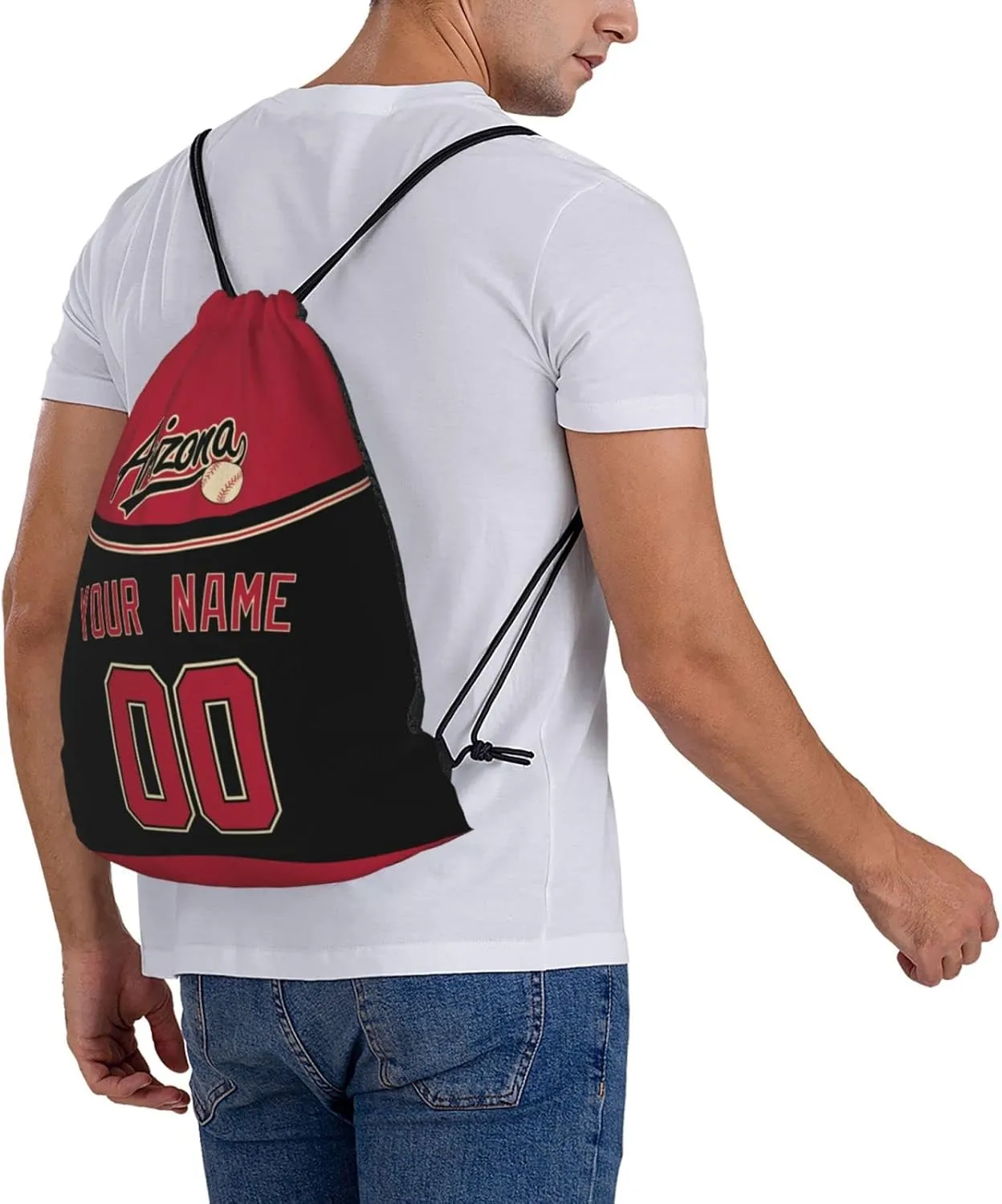 Drawstring Bags Arizona Personalized Backpack Gifts for Men Women