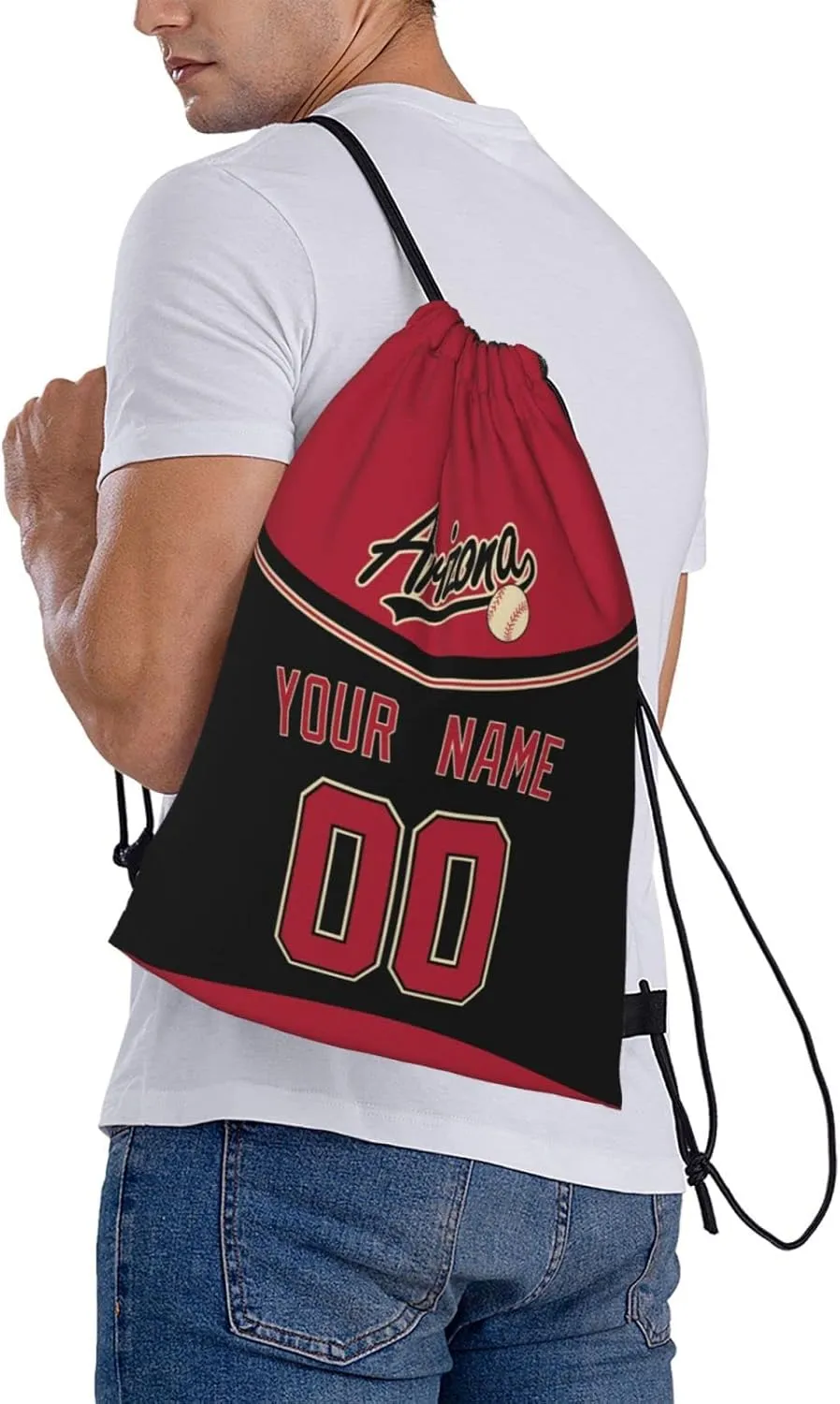 Drawstring Bags Arizona Personalized Backpack Gifts for Men Women