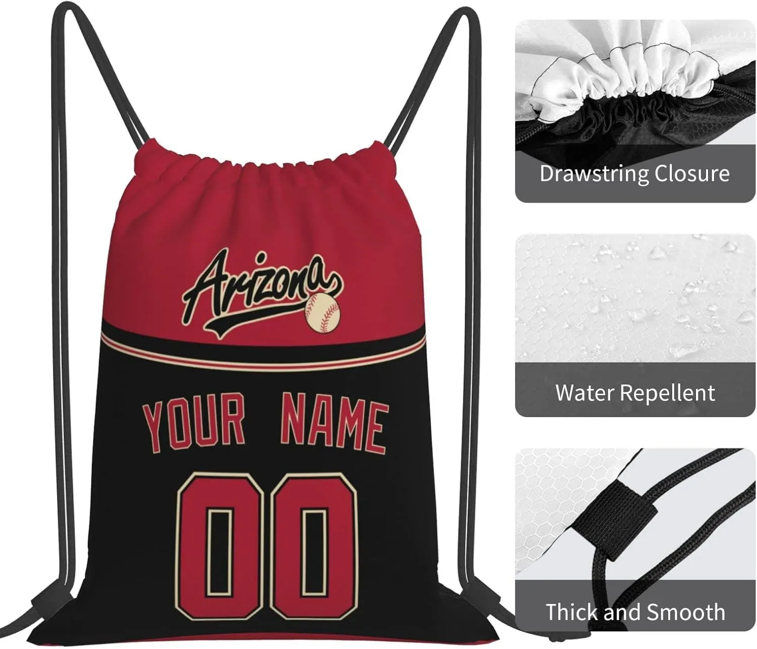 Drawstring Bags Arizona Personalized Backpack Gifts for Men Women