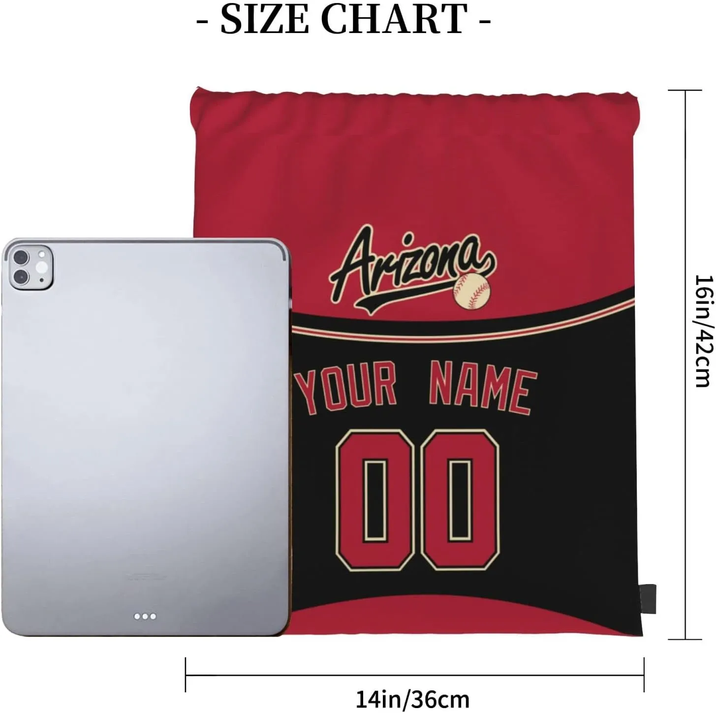 Drawstring Bags Arizona Personalized Backpack Gifts for Men Women