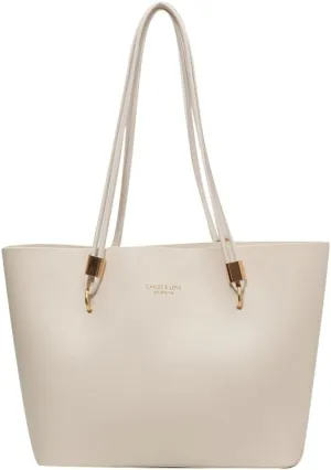 Epsion Tote Bags for Women Vegan Leather Shoulder Bag Underarm Purse Soft Casual Handbag Ladies Travel 2025