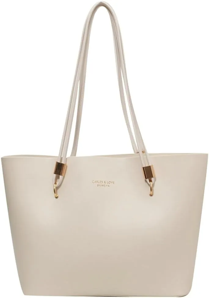 Epsion Tote Bags for Women Vegan Leather Shoulder Bag Underarm Purse Soft Casual Handbag Ladies Travel 2025