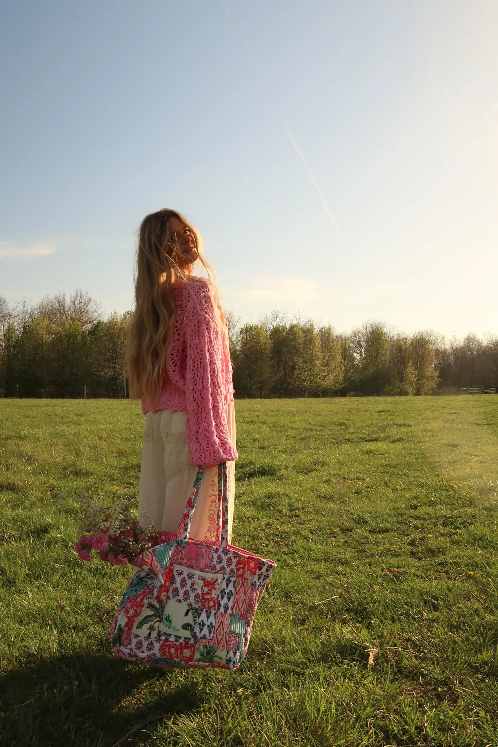 Esther Quilted Tote Bag
