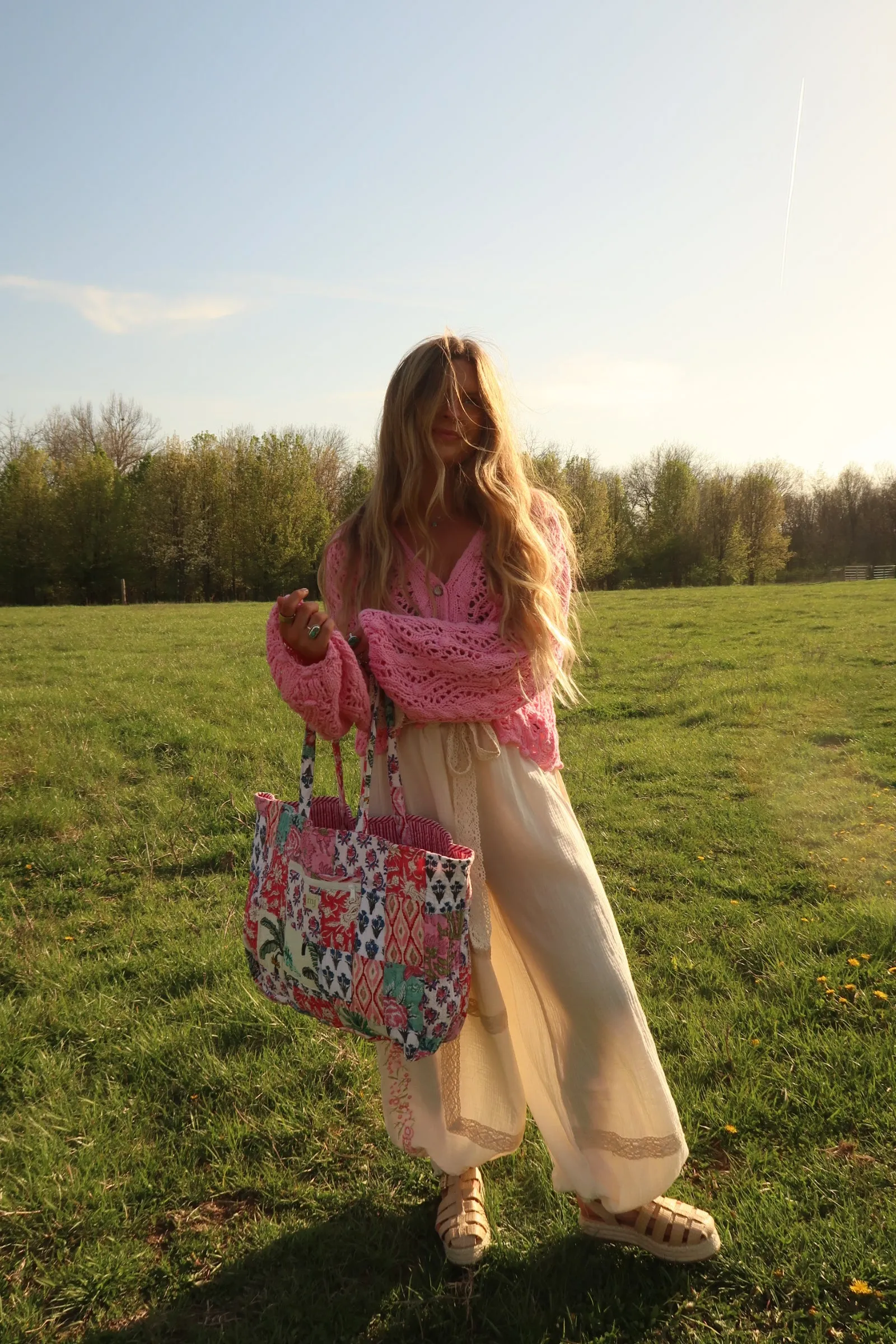Esther Quilted Tote Bag