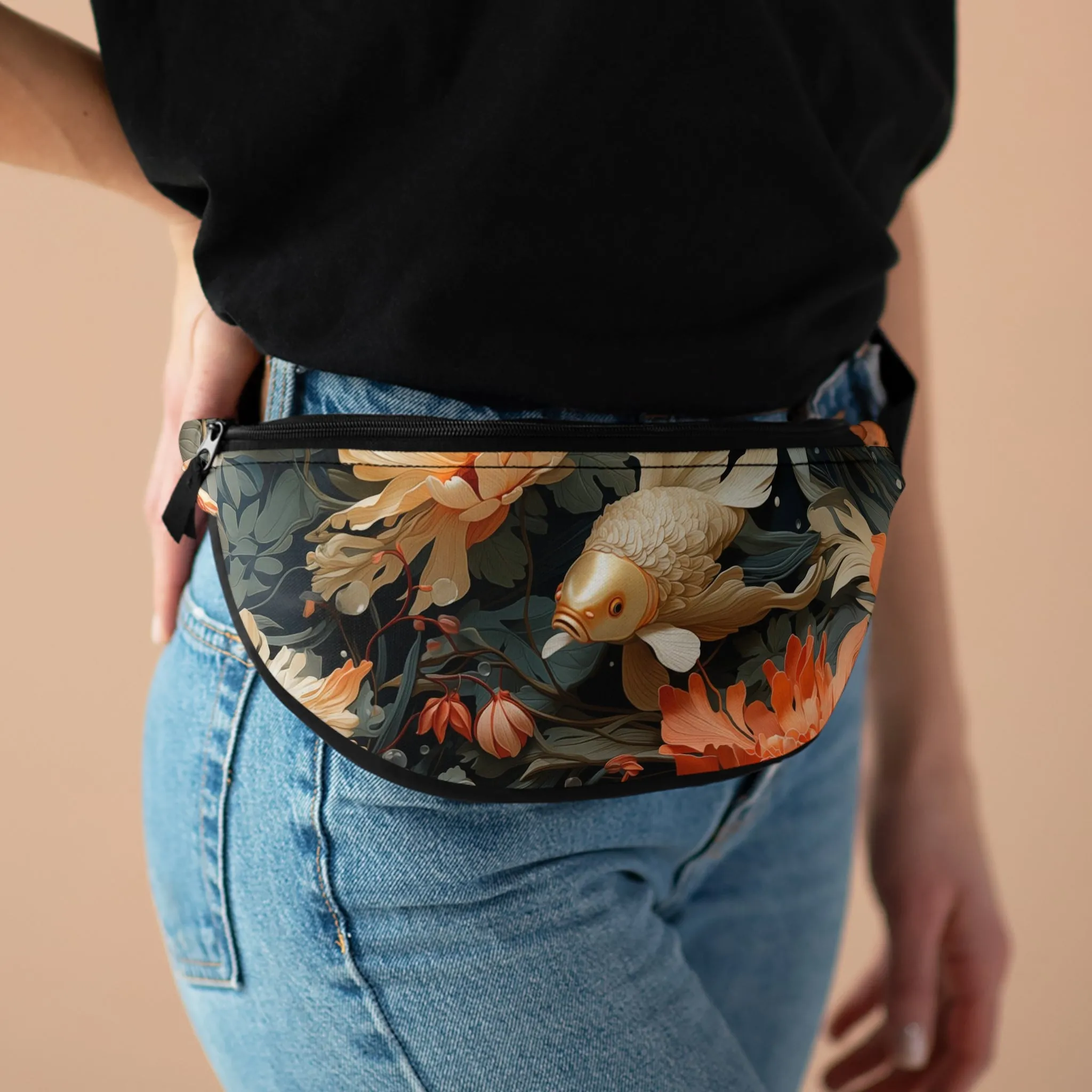 Fanny Pack/Bum Bag - Annora Marichyasana Anime Koi Fish