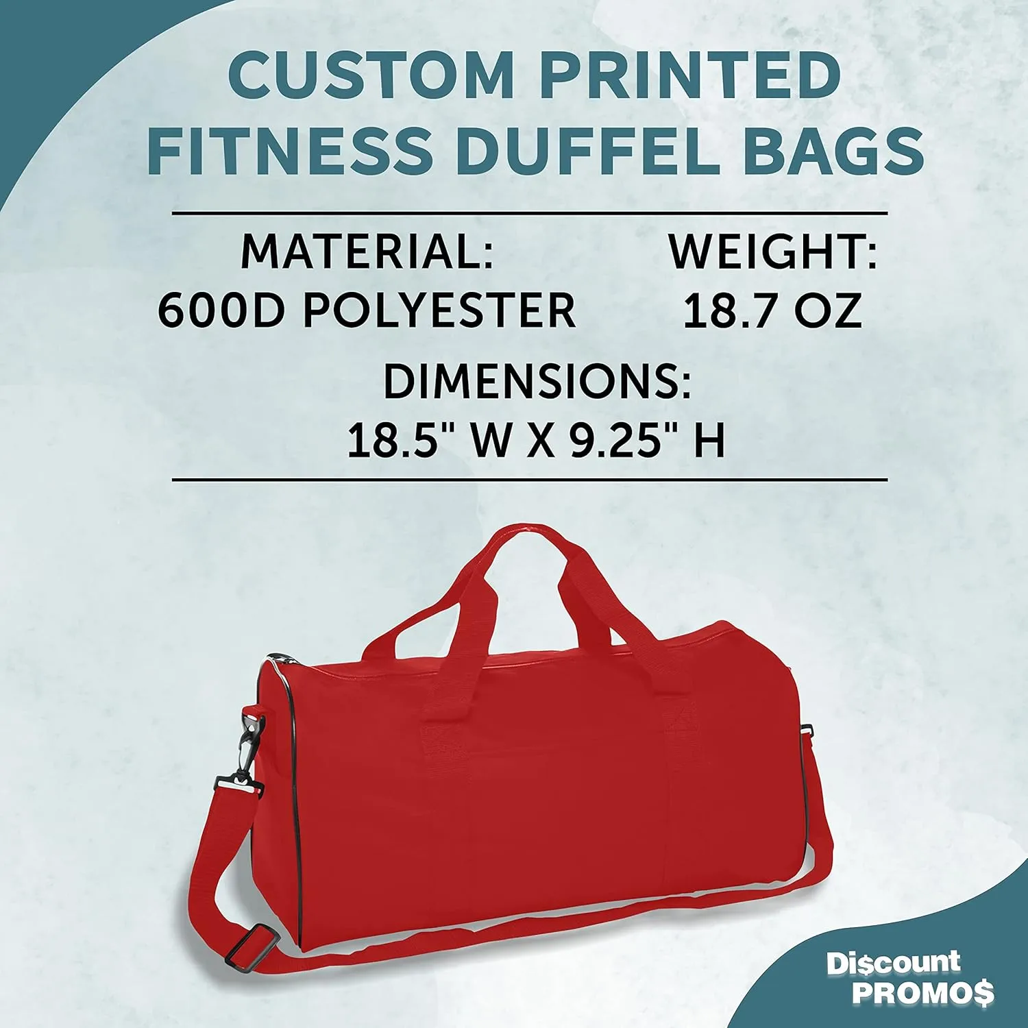 Fitness Duffle Bags Set of 6, Bulk Pack - Great for Everyday Use, Perfect for Travellers, Athletes, Fitness Fanatics - Red