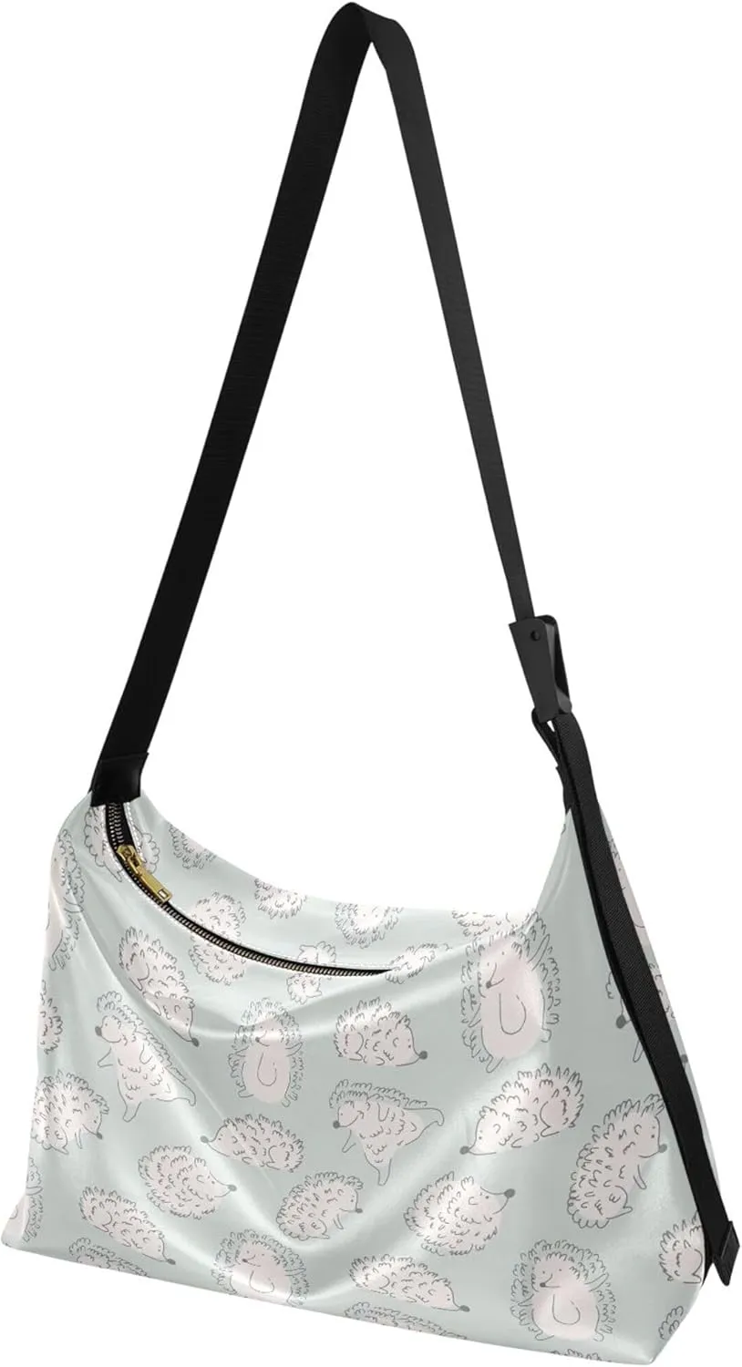 Flamingo Pink Flamingos Soft Leather Hobo Bags for Women Women's Large Purse Soft Animal Print Ladies Hobo Handbags