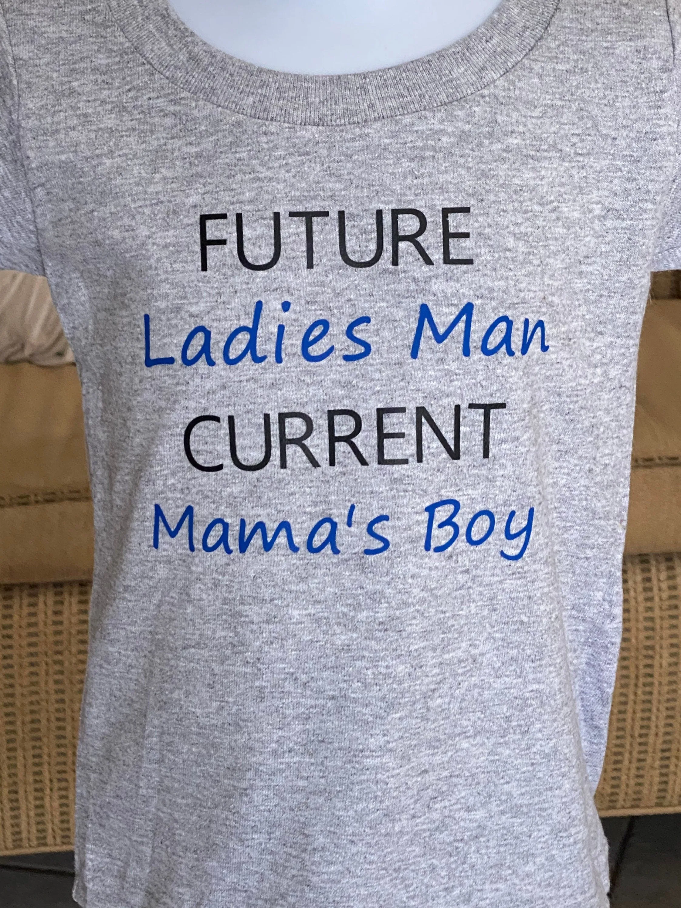 Future Ladies Man Current Mama’s Boy/Funny Kids shirt/funny boys shirt/funny toddler shirt/ Mama's boy funny Mama's boy gift