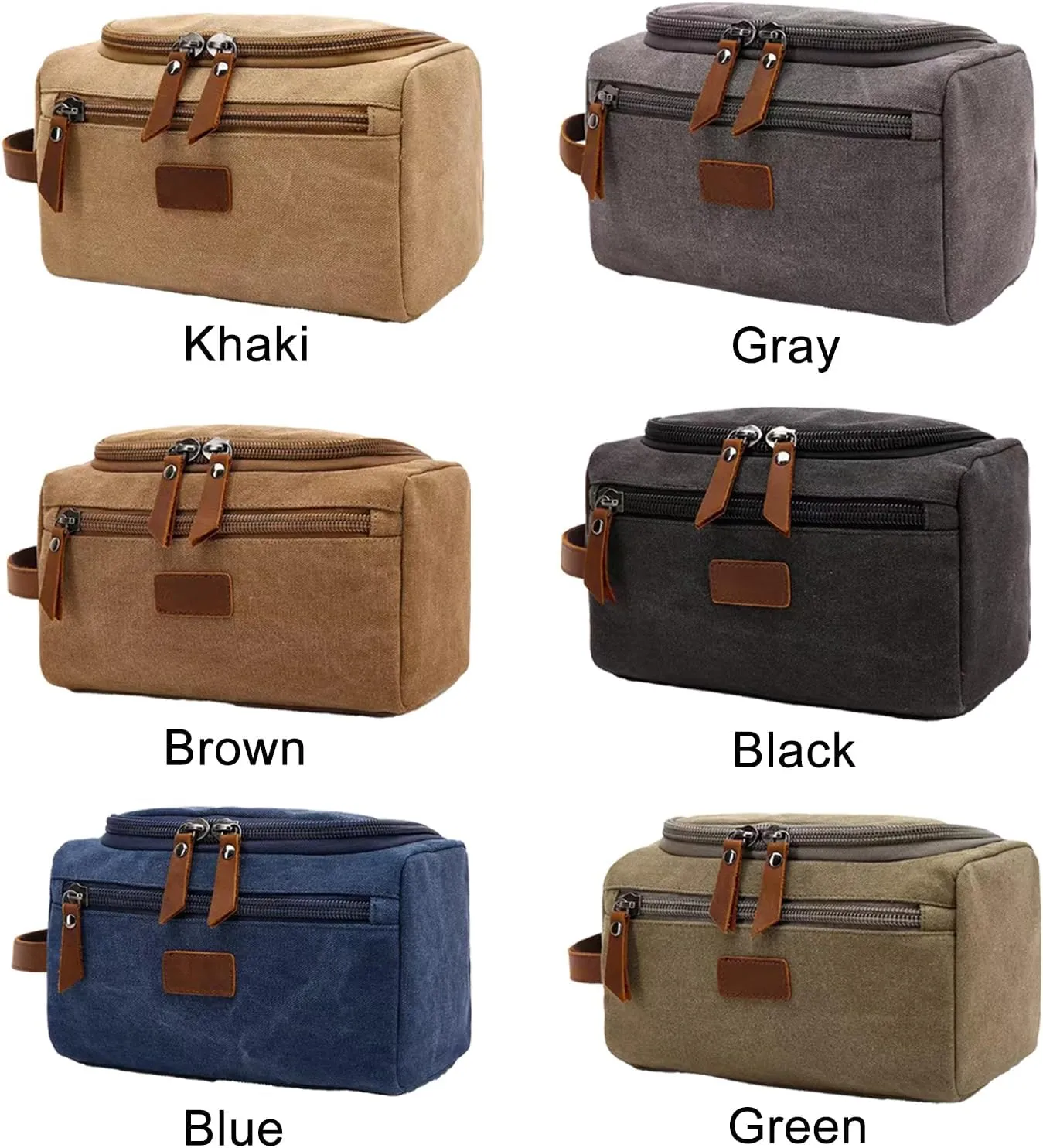 Generic Personalized Hanging Travel Toiletry Bag Hanging Toiletry Bags for Traveling Duffle Bag for Men Dopp Kit Personalized Gifts for Men Husband Gray
