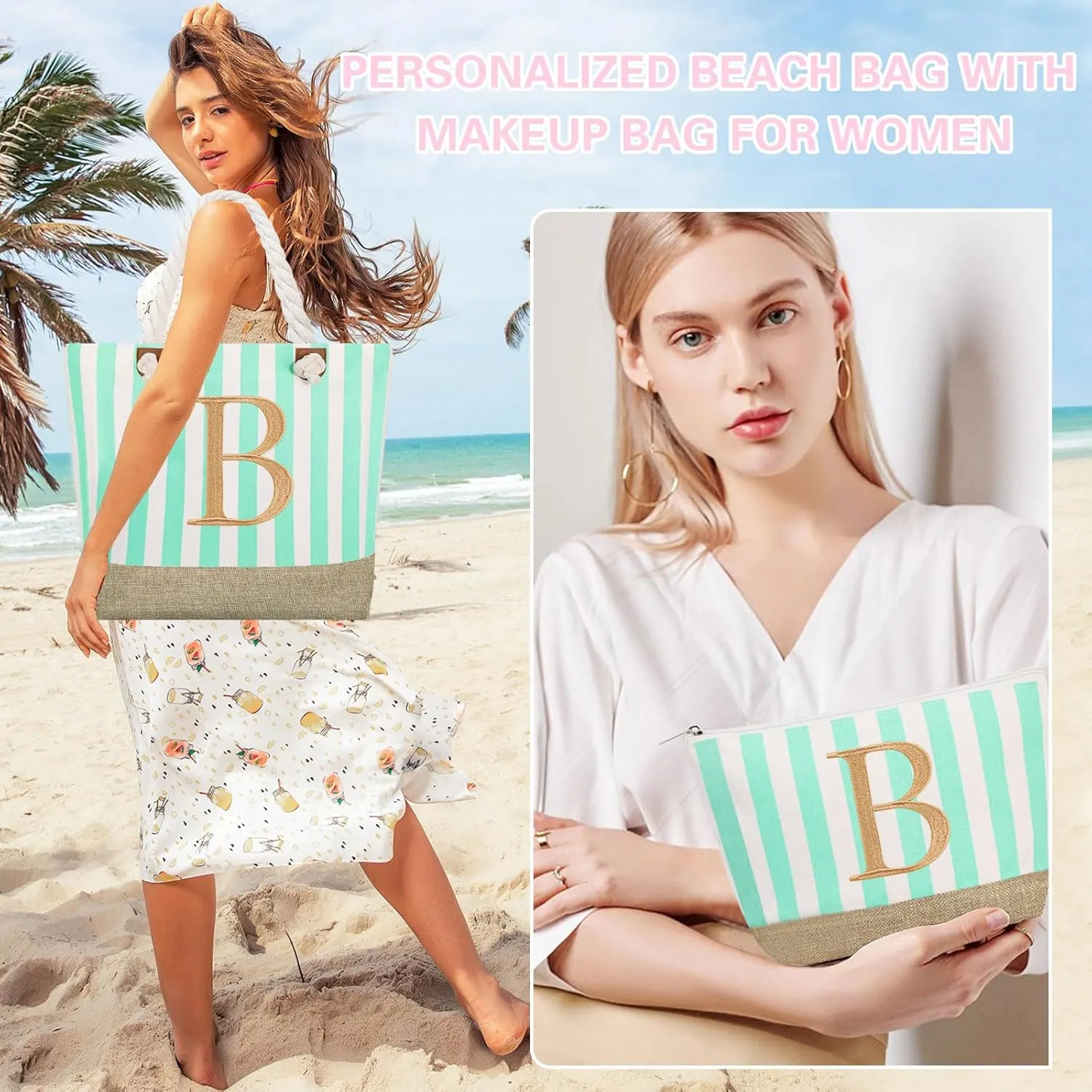 GhvyenntteS Mothers Day Gifts for Mom - Mama Bag, Mama Tote Bag with Zipper, Beach Bag, Birthday Gifts for Women Mom Grandma Wife Nana Mimi Gigi Nurse Teacher Friend