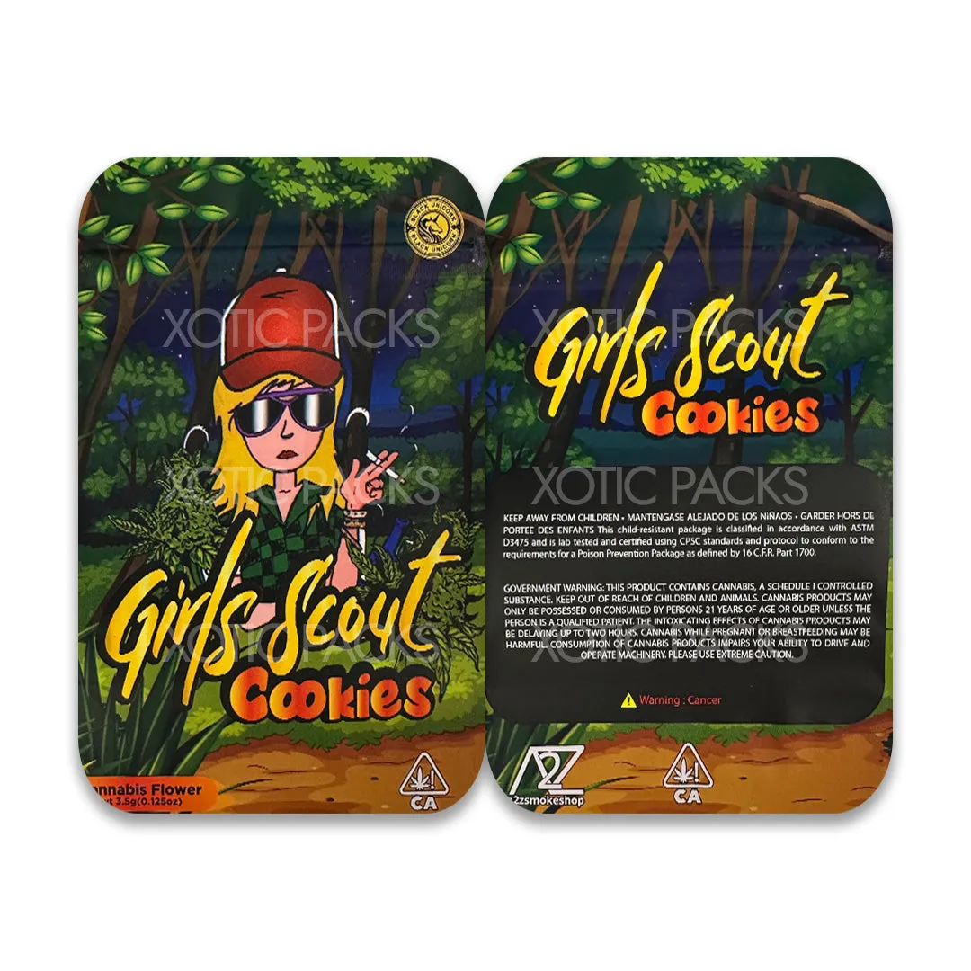 Girls Scout Cookies Mylar Bag 3.5 Grams