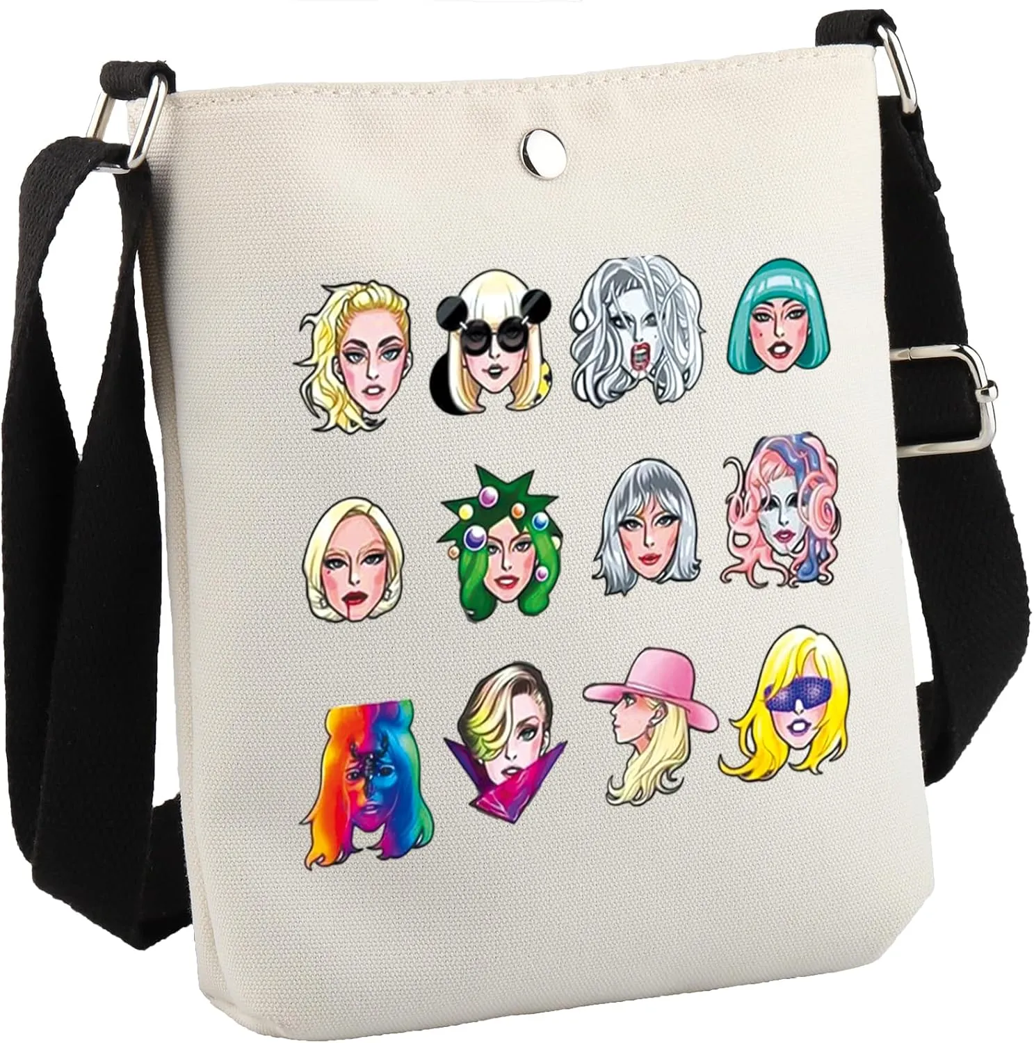 GJTIM Singer Makeup Bag Album Inspired Gift Singer Fan Club Member Zipper Pouch Singer Merchandise Gift for Fan (Singer Character CB)