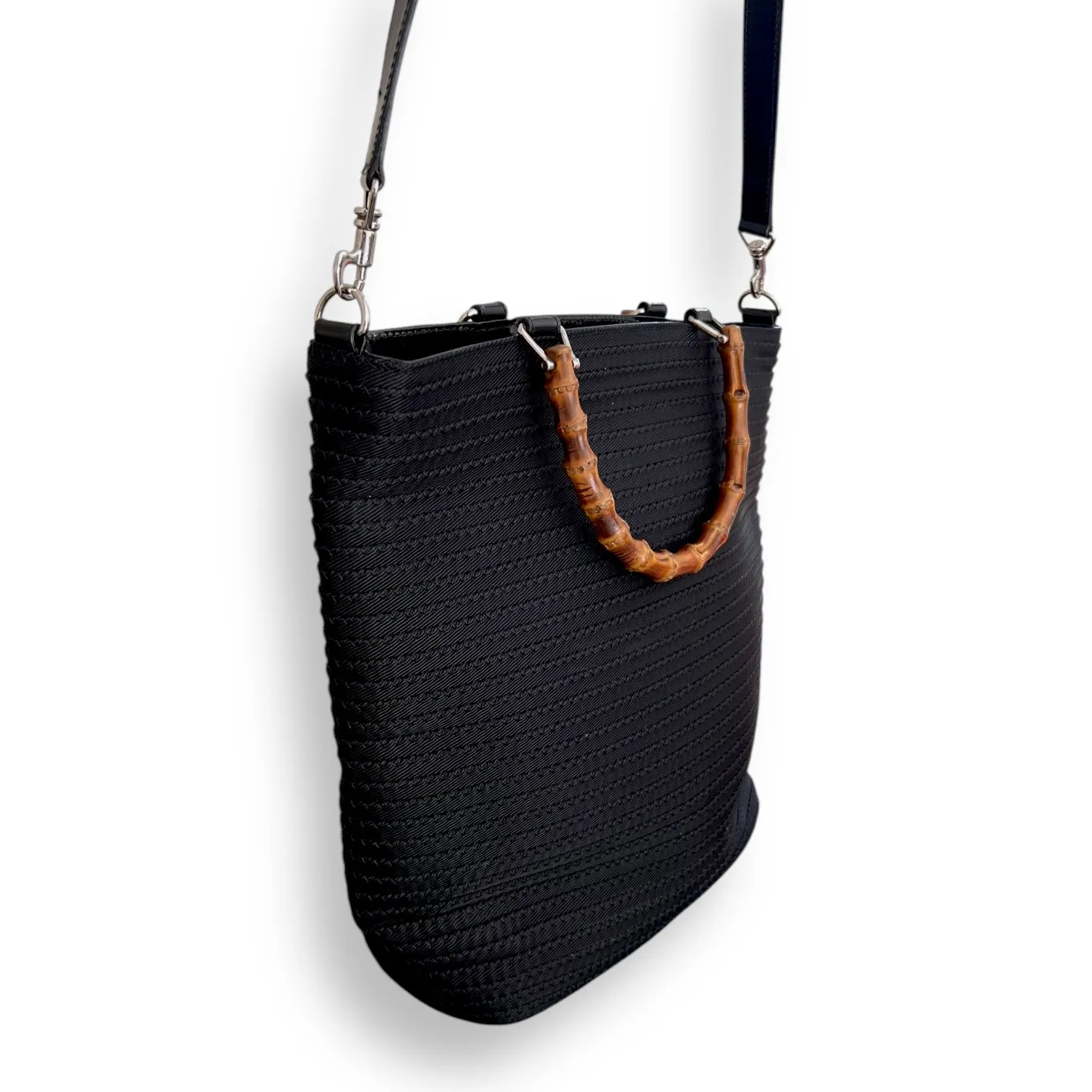 Gorgeous Vintage Gucci Tote with Bamboo Handle