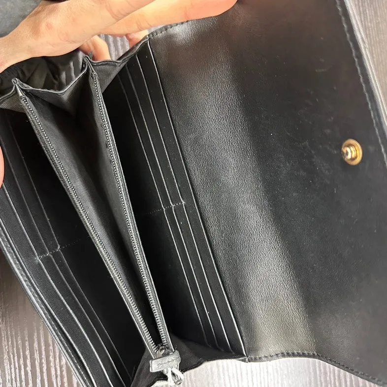 Gucci GG Marmont Black Leather Wallet