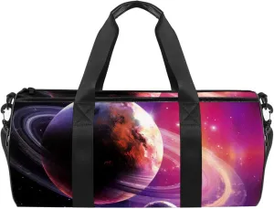 Gym Bags for Women,Duffle Bag for Travel,Universe Galaxy Stars Planet,Gym Bag for Men