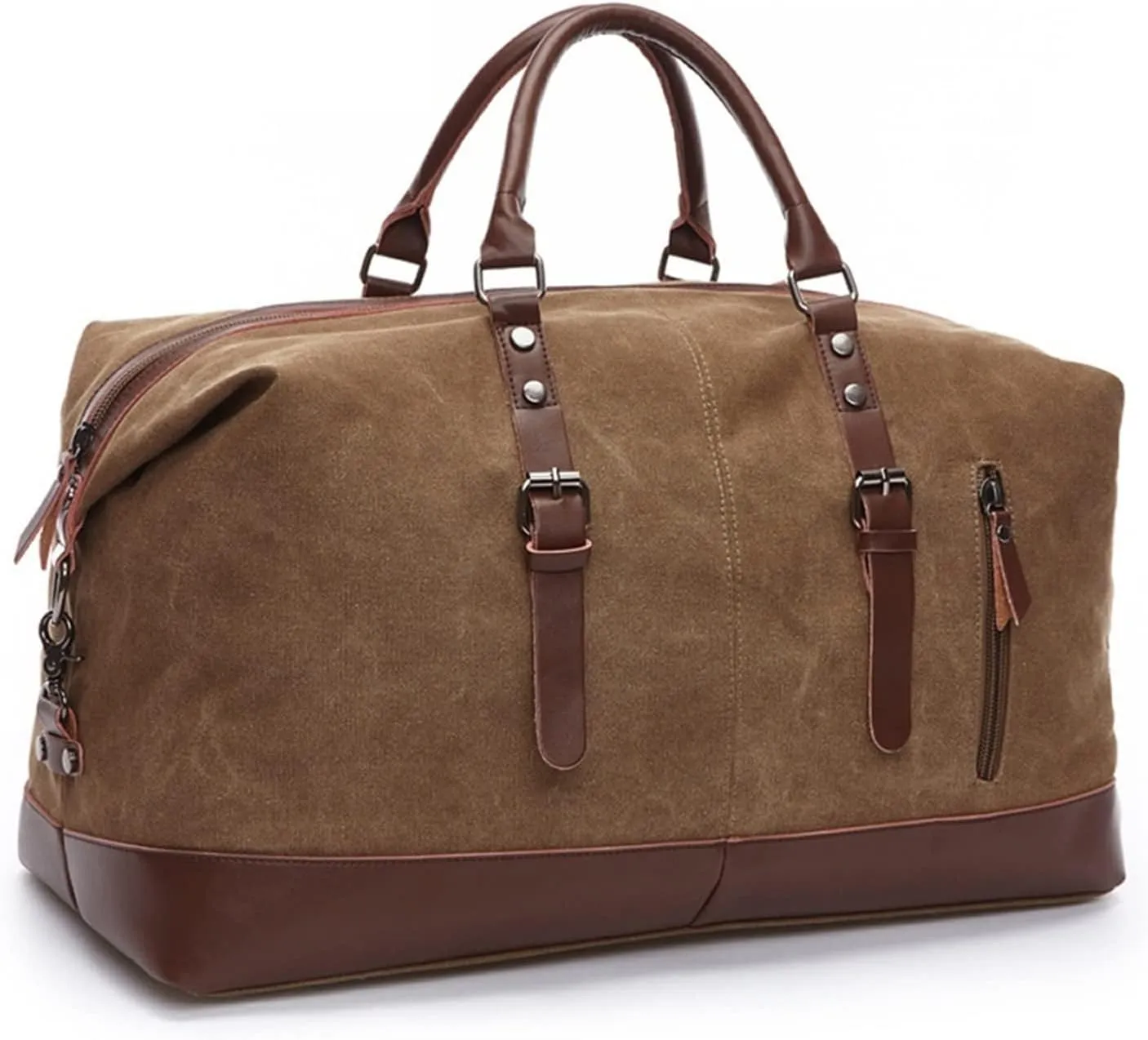 Gym Bags Men Travel Bags Carry on Luggage Bags Men Duffel Bags Travel Tote Large Weekend Bag Overnight (Color : Coffee) (Coffee)