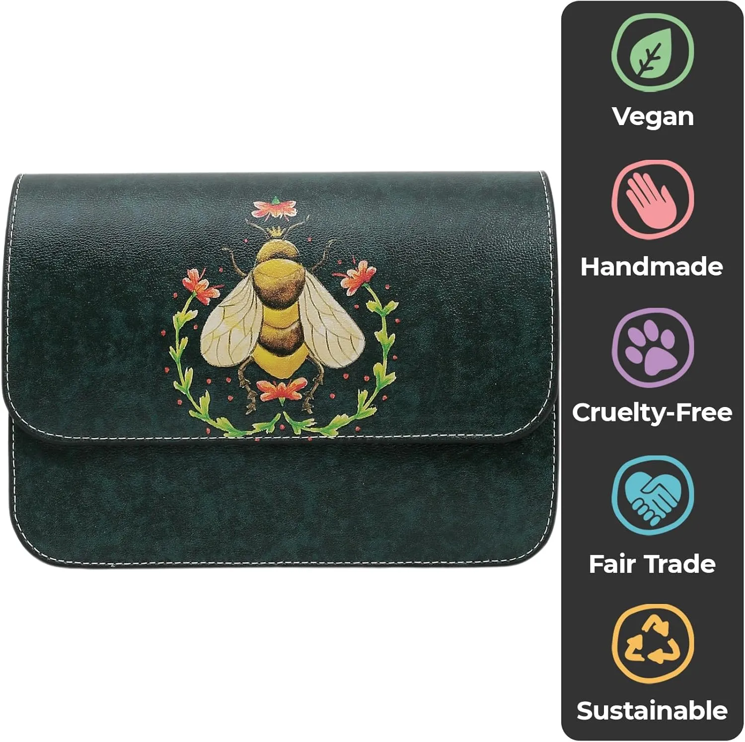 Handbags for Womens - Handmade, Vegan Leather and Unique Design Crossbody Bags for Women