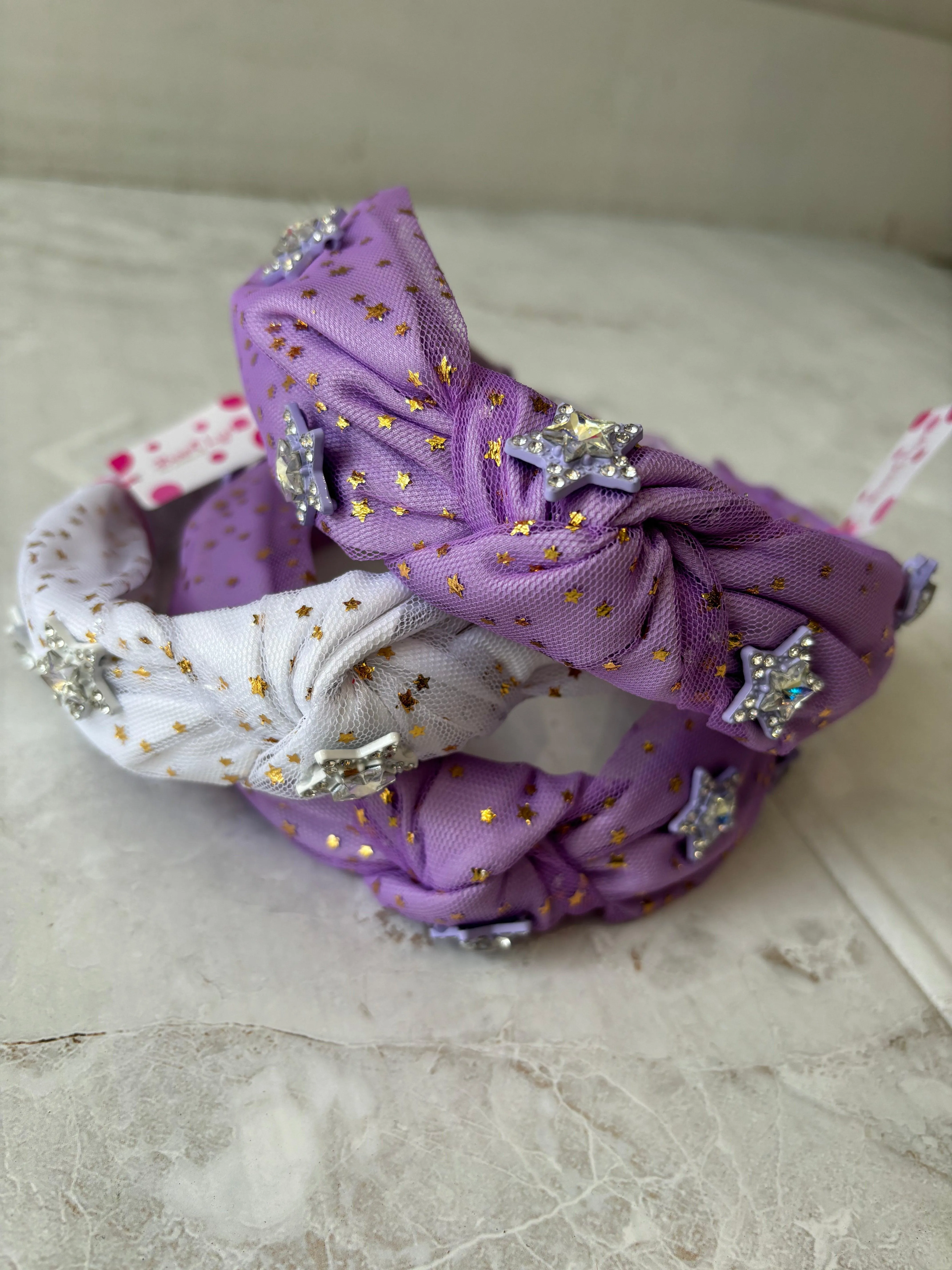 Headbands | Tulle Star- Lavender | Bari Lynn Accessories