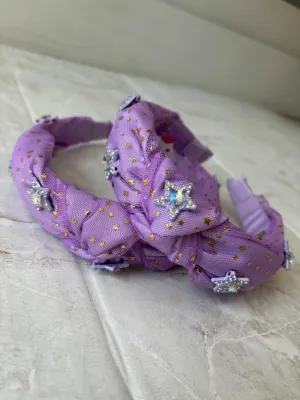 Headbands | Tulle Star- Lavender | Bari Lynn Accessories