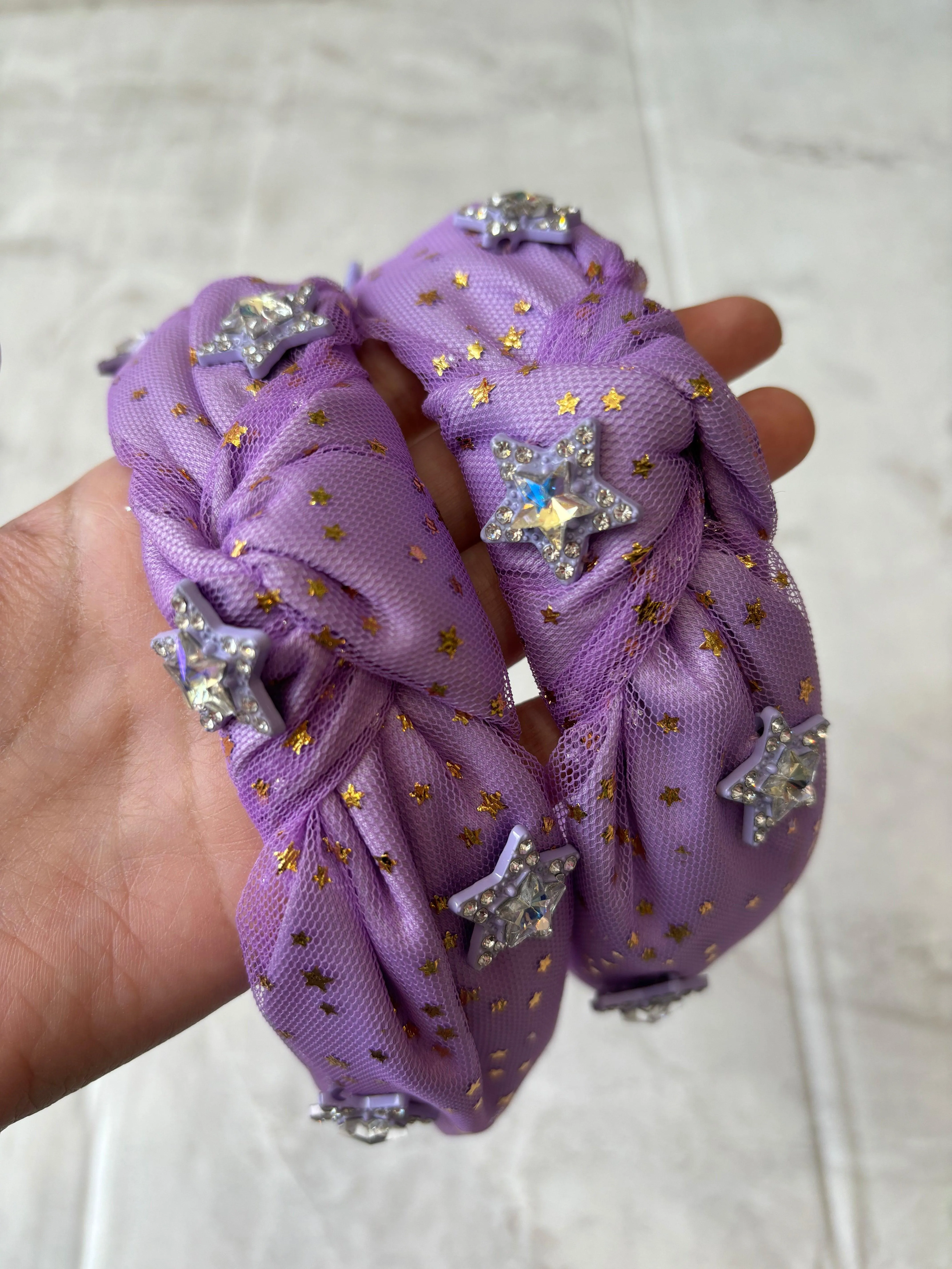 Headbands | Tulle Star- Lavender | Bari Lynn Accessories