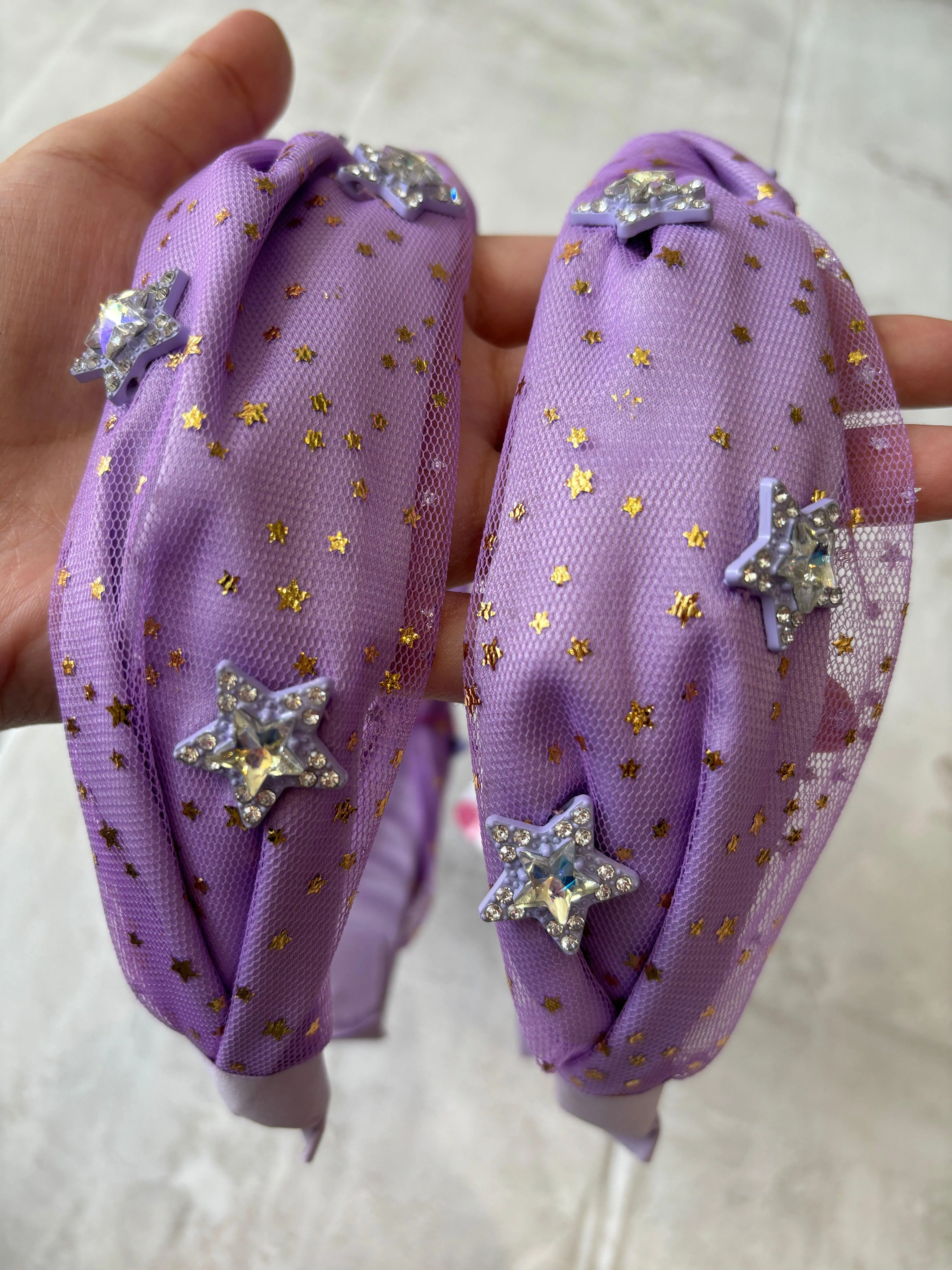 Headbands | Tulle Star- Lavender | Bari Lynn Accessories