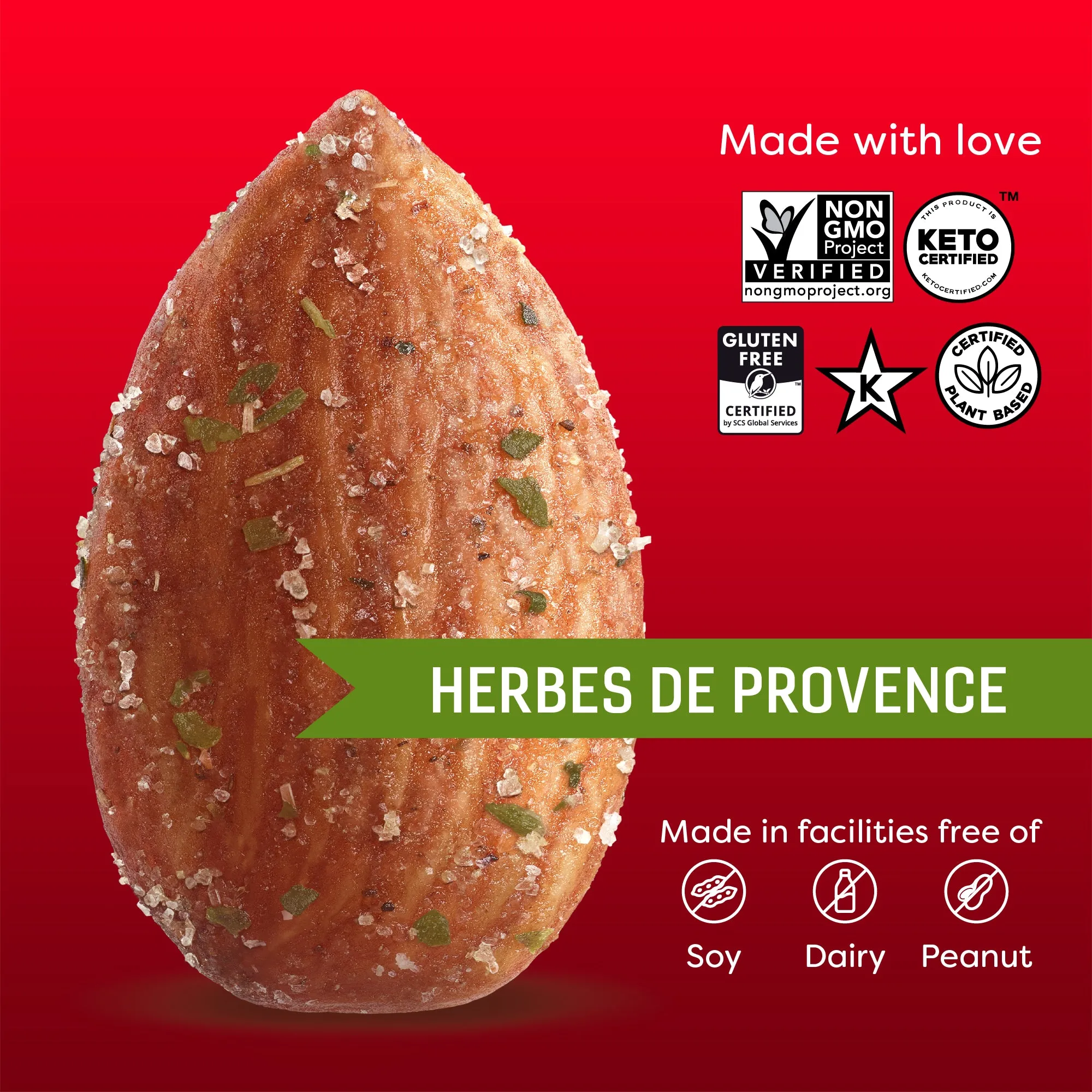 Herbes De Provence Roasted Almonds (16oz) Octo-Pack