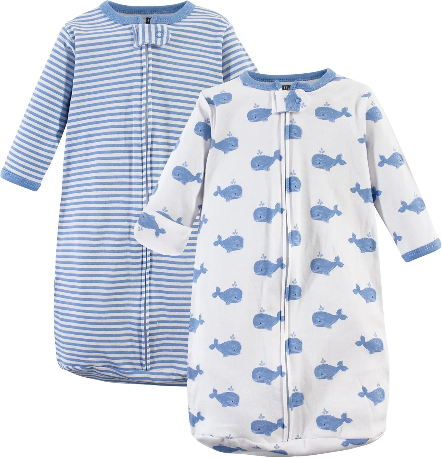 Hudson Baby BabyCotton Long-Sleeve Wearable Sleeping Bag, Sack, Blanket