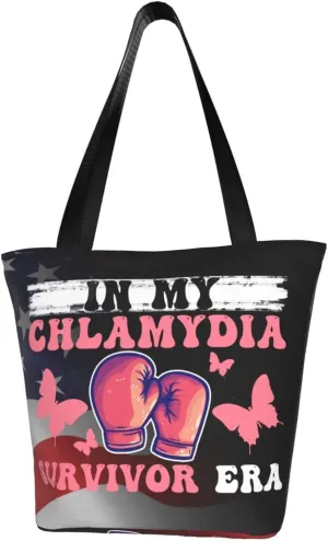 In My Chlamydia Survivor Era Fashion Shoulder Bag Large Capacity For Man Or Woman