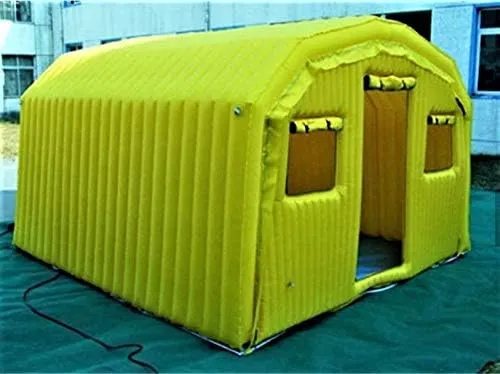 Inflatable Family Camping Recreation Tent Multiple Sizes & Colors (12x8x6ft.)