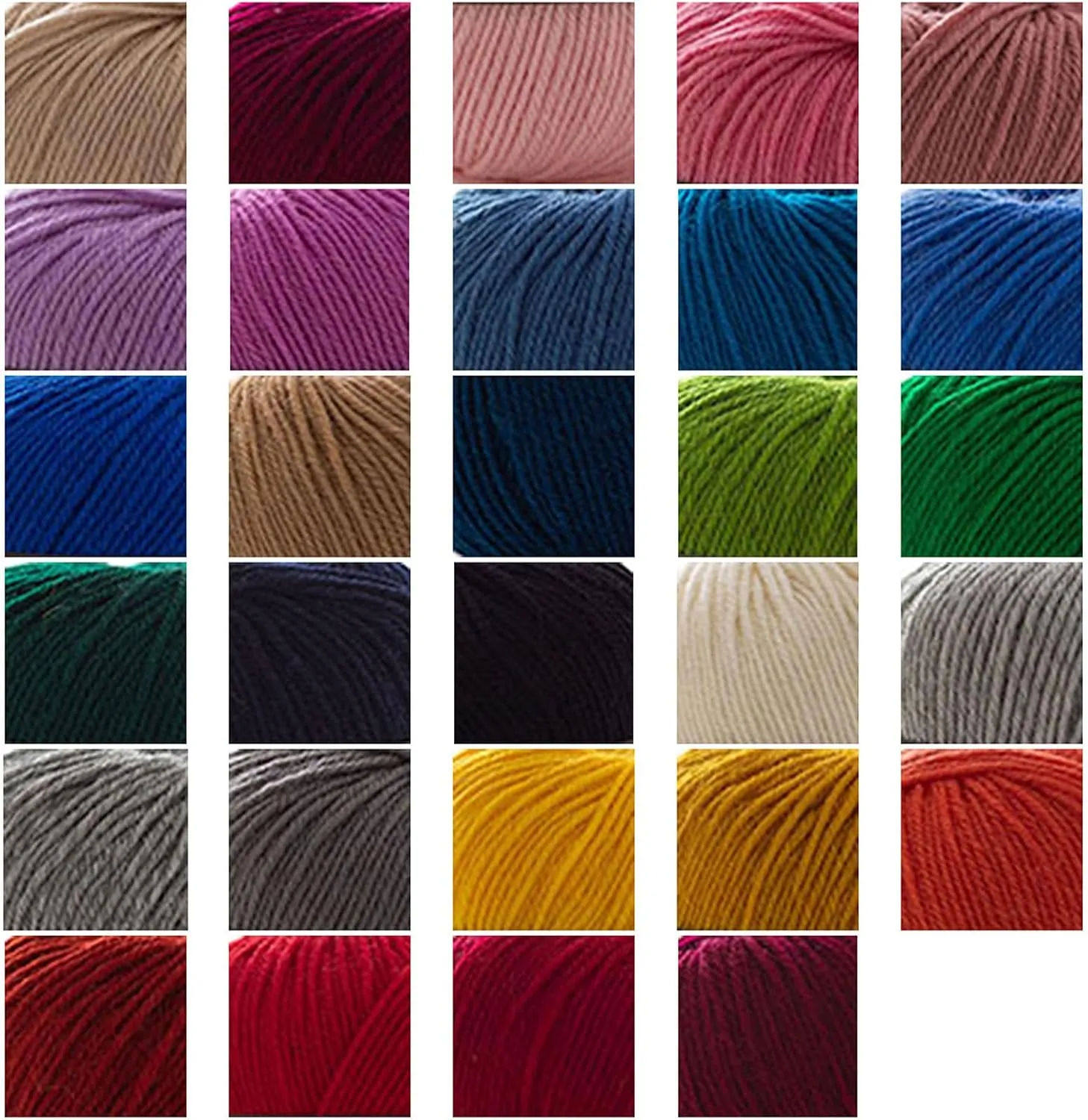 Inner Mongolia Wool Yarn for Crocheting and Knitting - Washable, Soft, Warm, Luxurious - 4 Ply Yarn for Sweater, Scarf, Hat, Socks