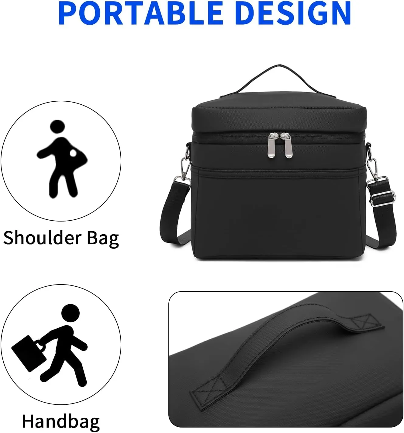 Insulated Lunch Bag for Women Adult Lunch Box Lightweight Waterproof Lunchbox Soft Cooler Reusable Lunch Bags for Work