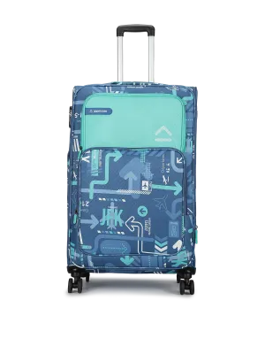 JFK Denim Blue Large Soft Trolley