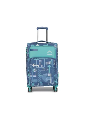 JFK Plus Denim Blue Medium Soft Trolley