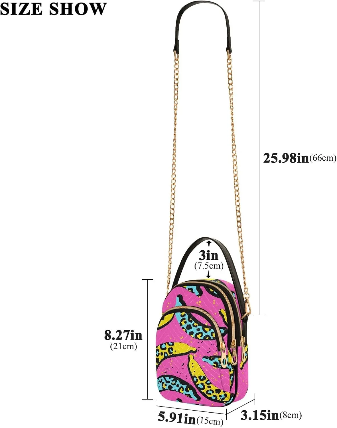Joisal Bright Gradient Stars Anti Theft Crossbody Bag, Handbag for Women Trendy Small Sling Bag for Women