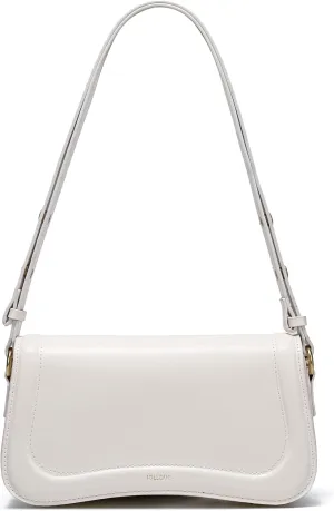 JOLLQUE Crescent Shoulder Bag for Women,Small Leather Dumpling Crossbody Bags,Unique Trendy Designer Handbag Purse Strap